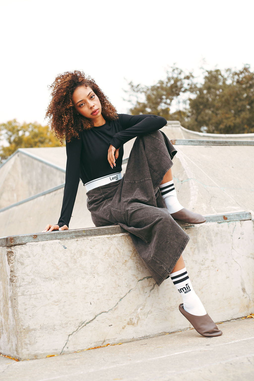 Core Panel Skirt - Premium Cotton Activewear | Lemii Label