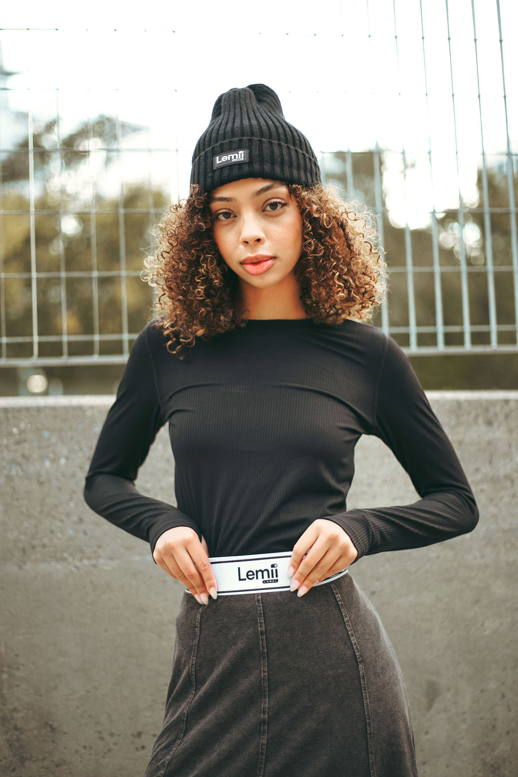 Core Panel Skirt - Premium Cotton Activewear | Lemii Label