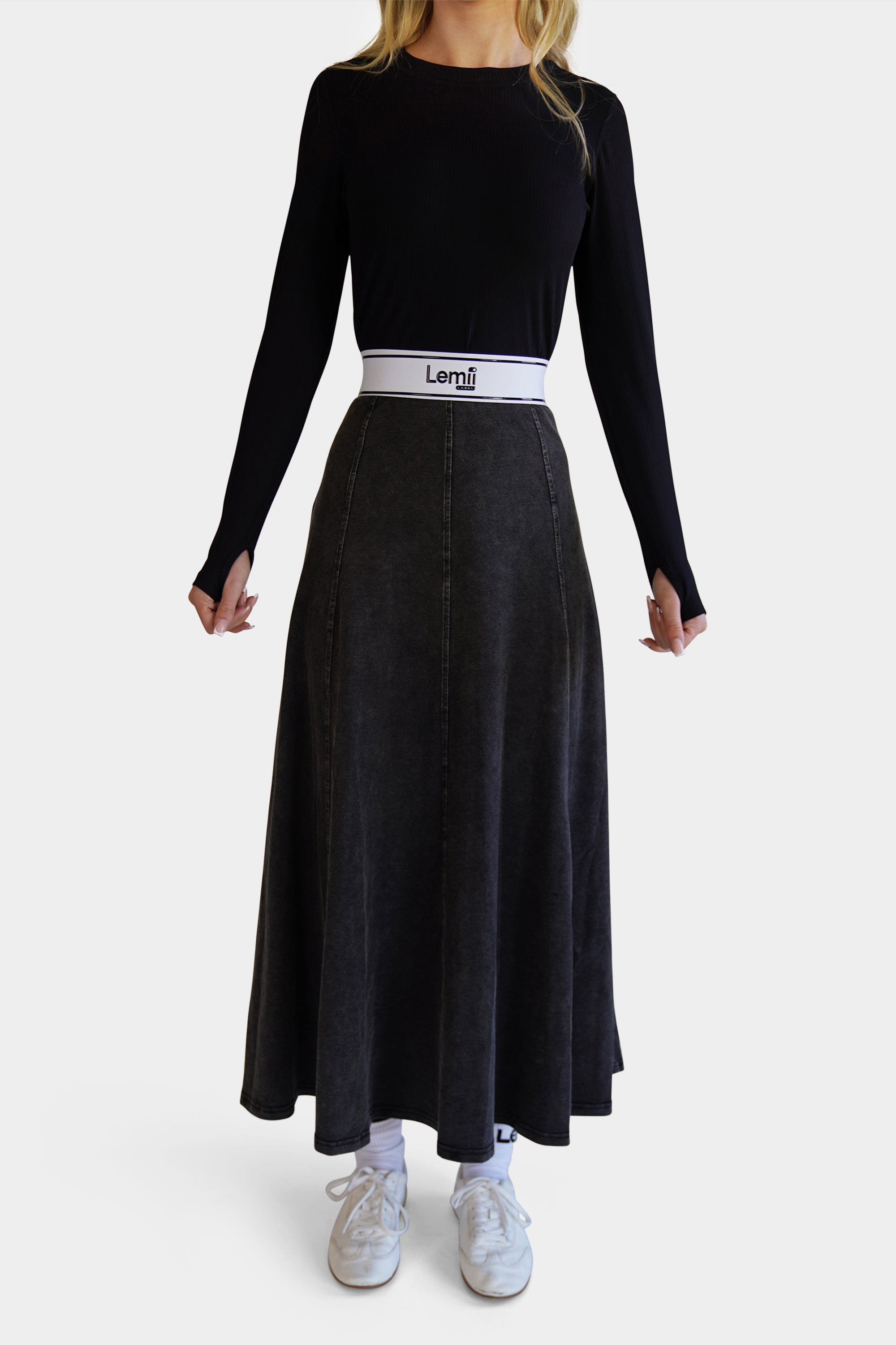 Core Panel Skirt - Premium Cotton Activewear | Lemii Label