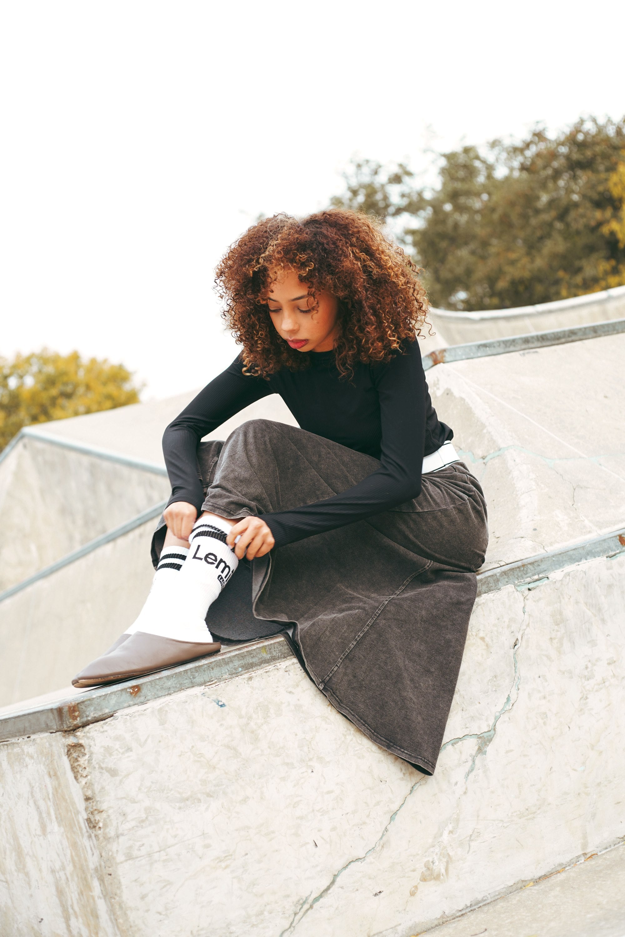 White Crew Socks for Women | Everyday Athletic Socks | Lemii Label